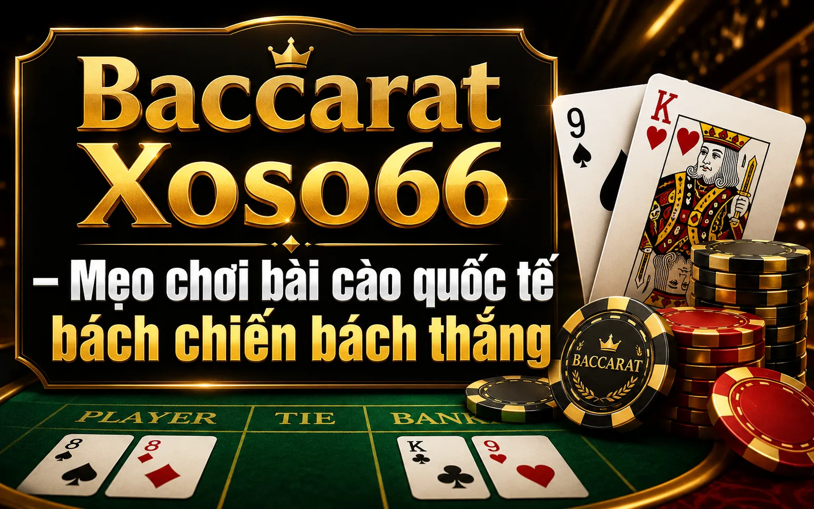 Baccarat Xoso66 – Mẹo chơi bài cào quốc tế bách chiến bách thắng 1 Luật Chơi Baccarat Xoso66 Cơ Bản Cho Thành Viên Mới